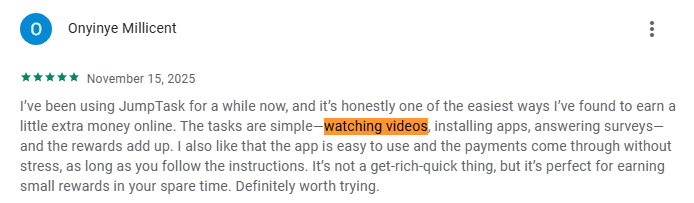 Jumptask review by user