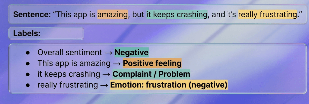 Infographic on text annotation